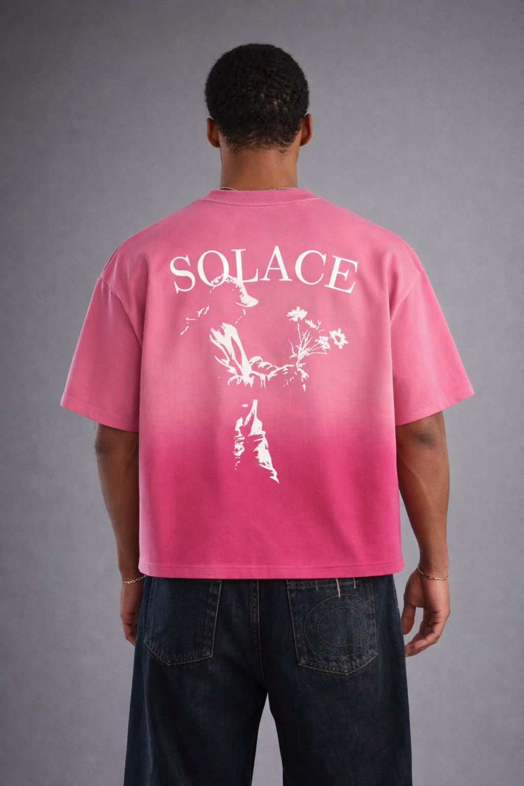 SOLACE - PINK OMBRE TSHIRT