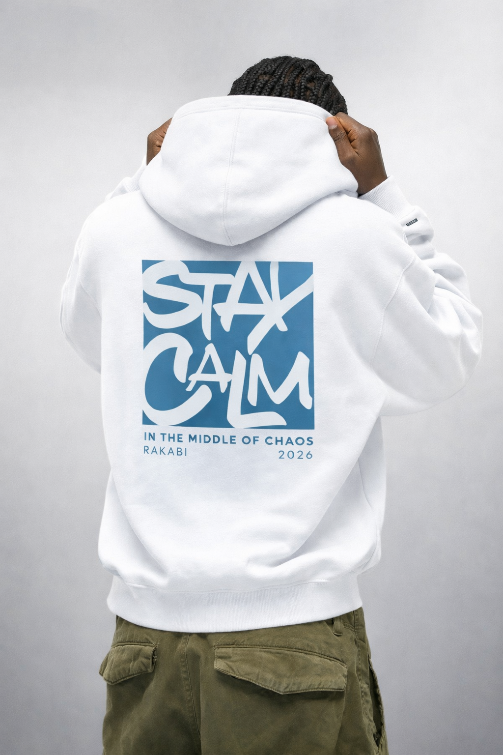 STAY CALM - OVERSIZED HOODIE