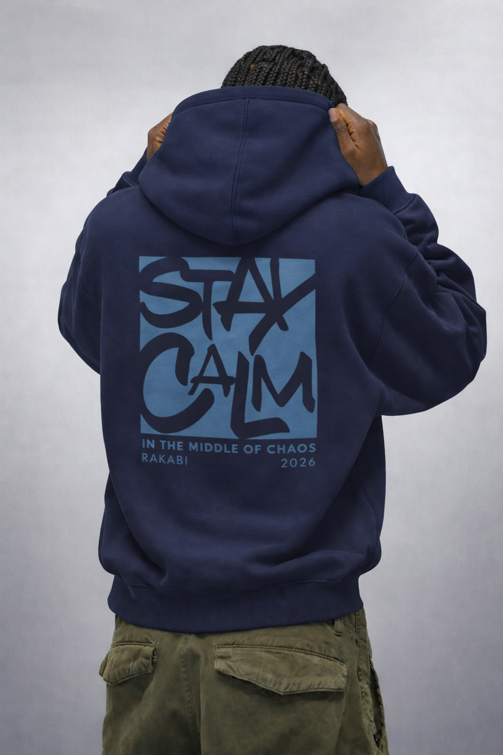 STAY CALM - OVERSIZED HOODIE