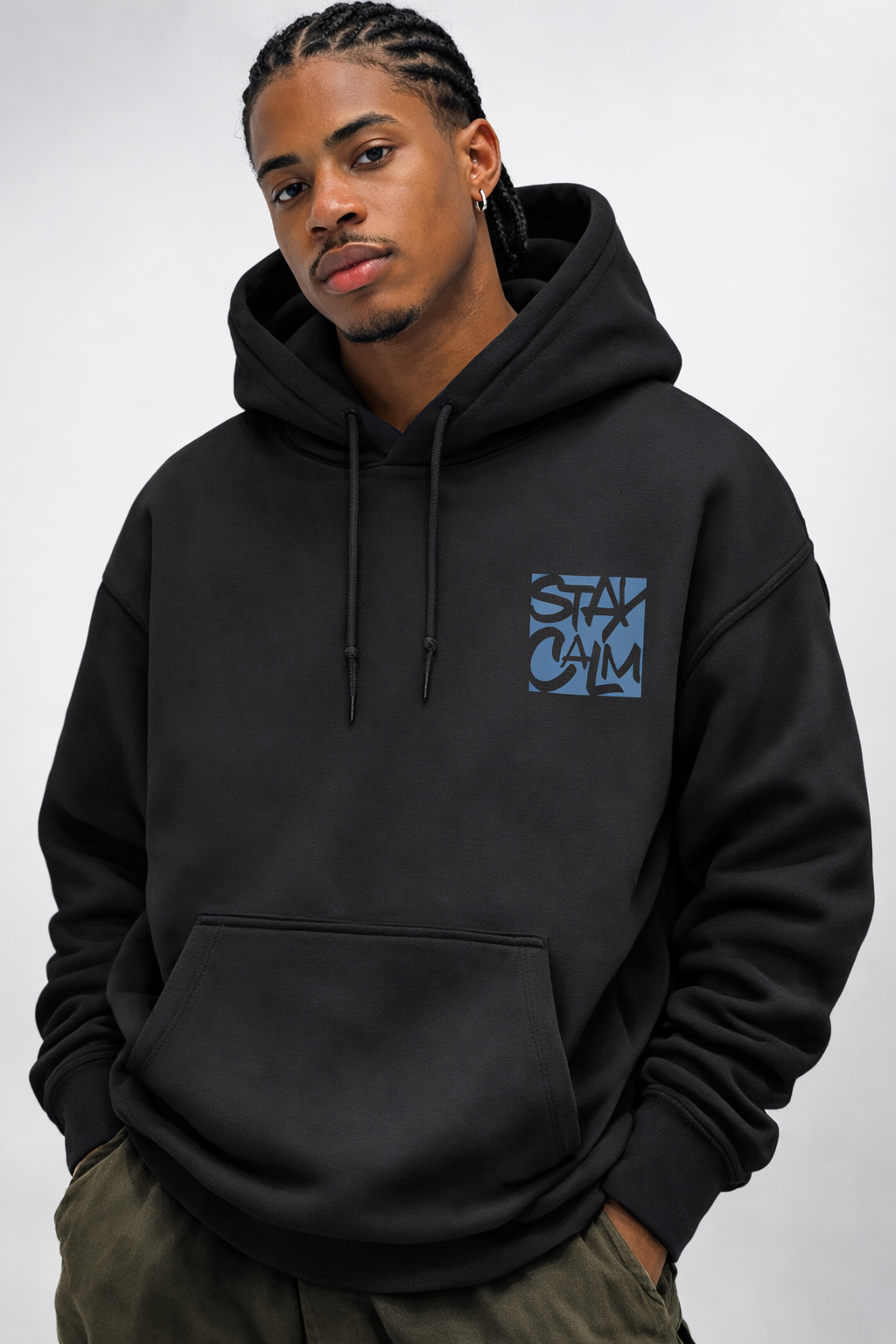 STAY CALM - OVERSIZED HOODIE