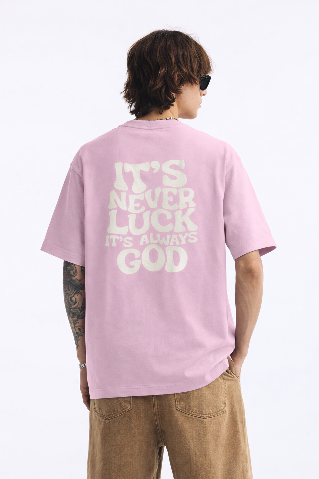IT'S ALWAYS GOD - STREETWEAR OVERSIZED TSHIRT