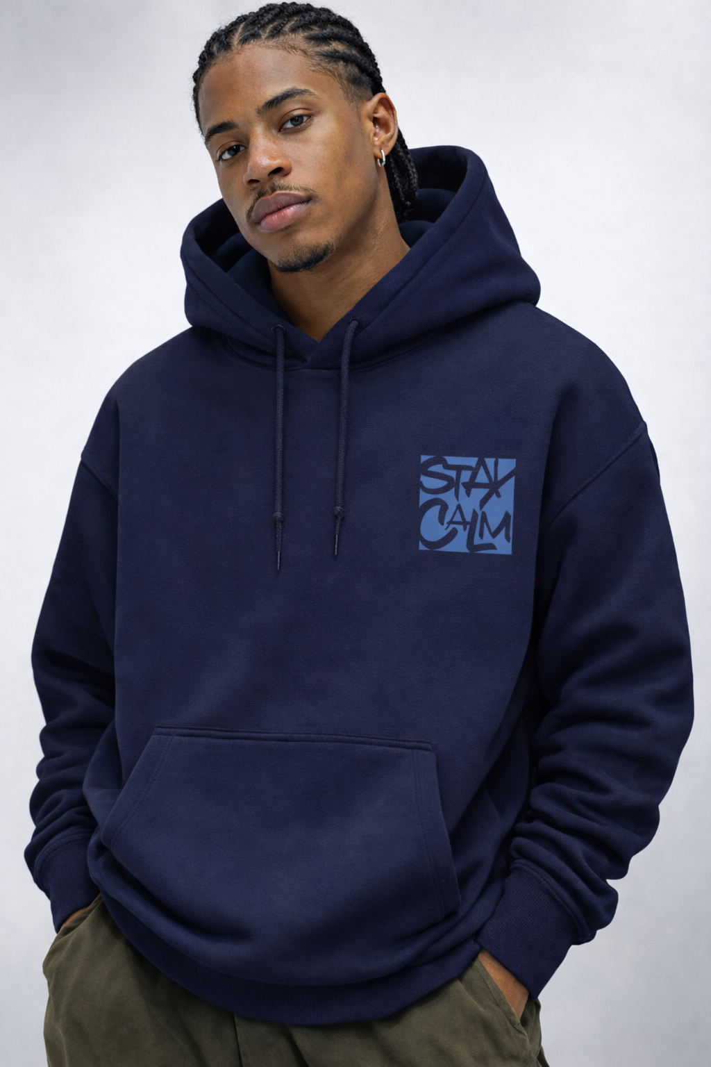 STAY CALM - OVERSIZED HOODIE