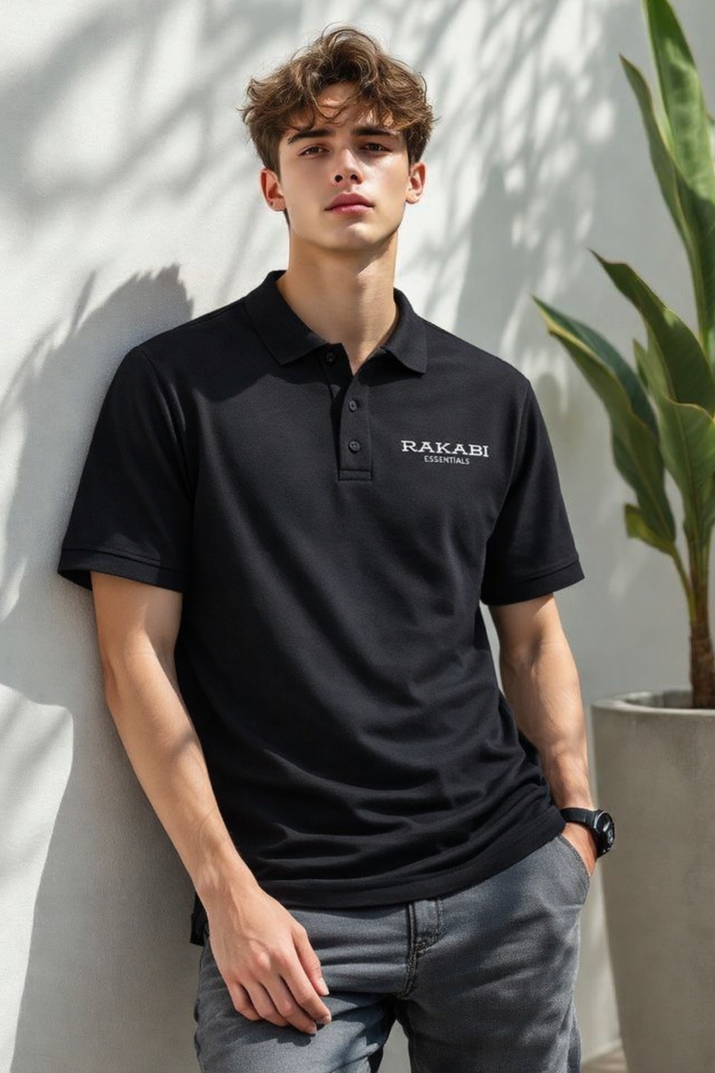 RAKABI ESSENTIAL POLO TEE