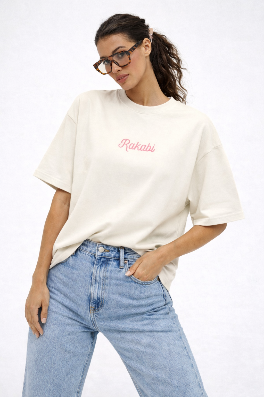 HAPPY HEART WOMEN'S OVERSIZED TSHIRT