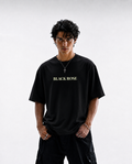 Black Rose - Black Oversized T-shirt