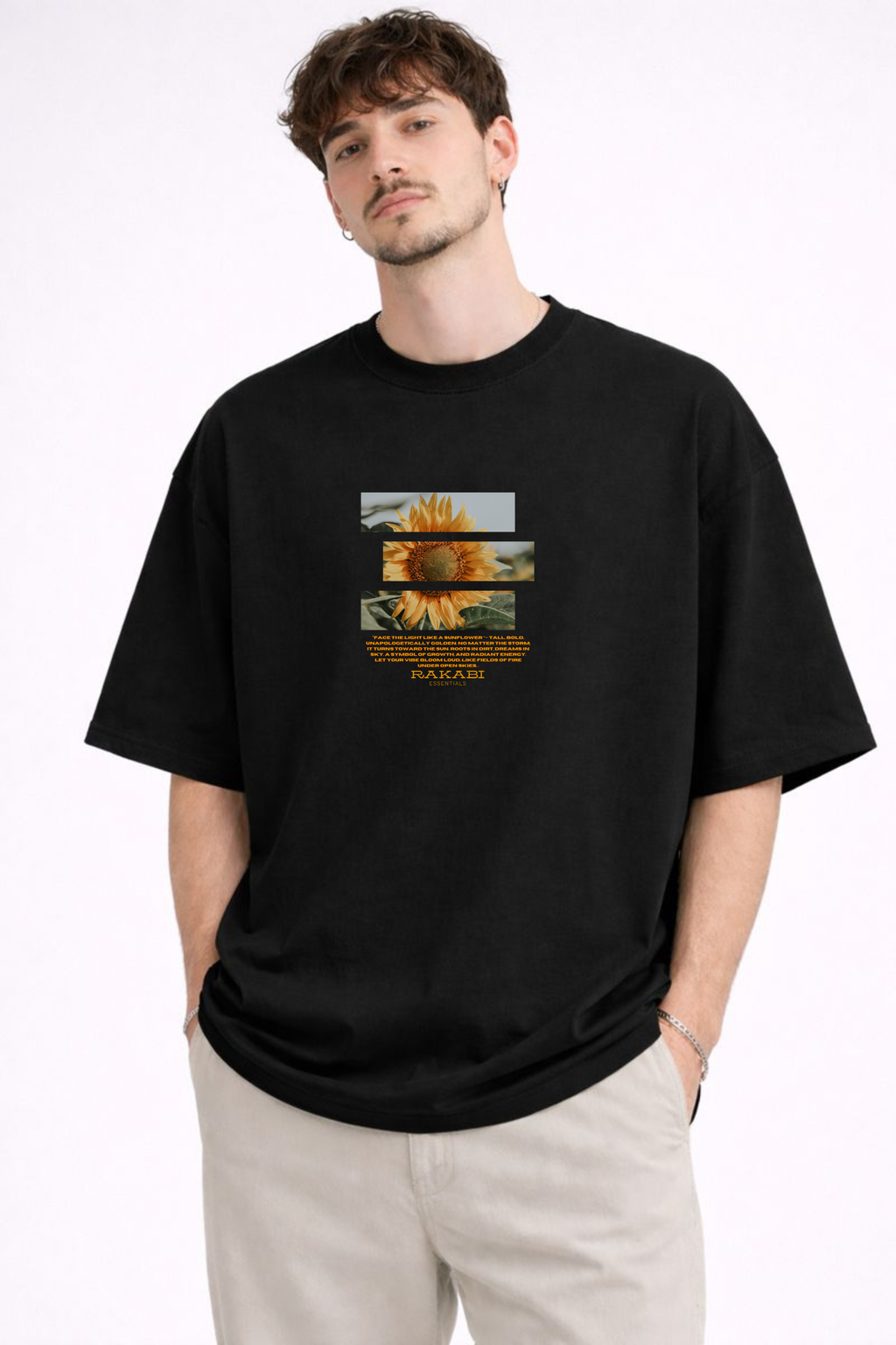 SUNFLOWER -  STREETWEAR OVERSIZED TSHIRT