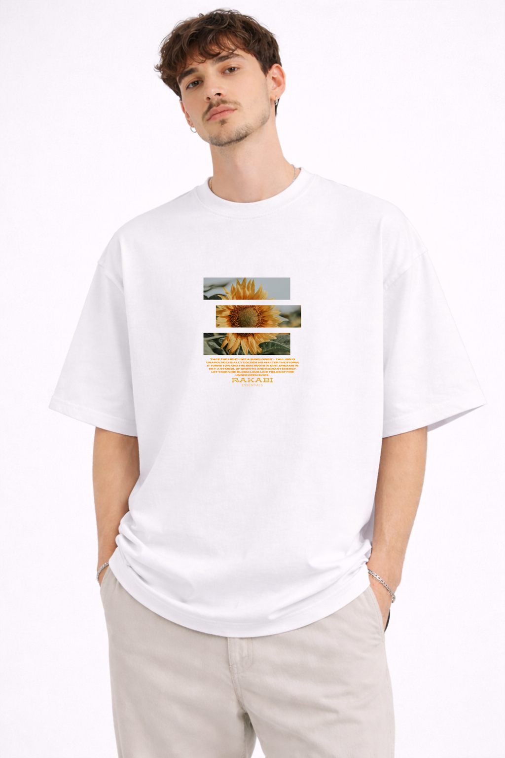 SUNFLOWER -  STREETWEAR OVERSIZED TSHIRT